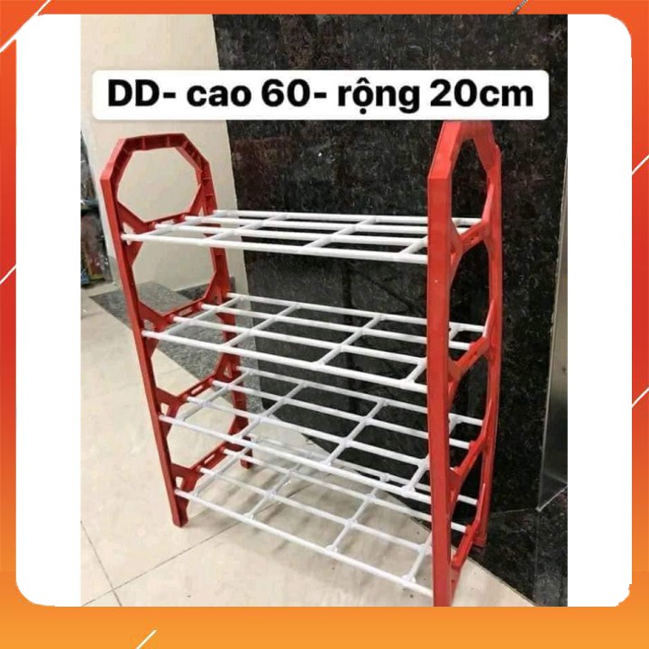 Kệ Giày Dép 4 Tầng Bằng Nhựa Bền Đẹp Chắc Chắn