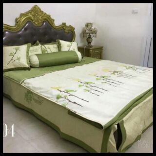 Bộ chăn ga gối satin 1.6*2.0m sale.