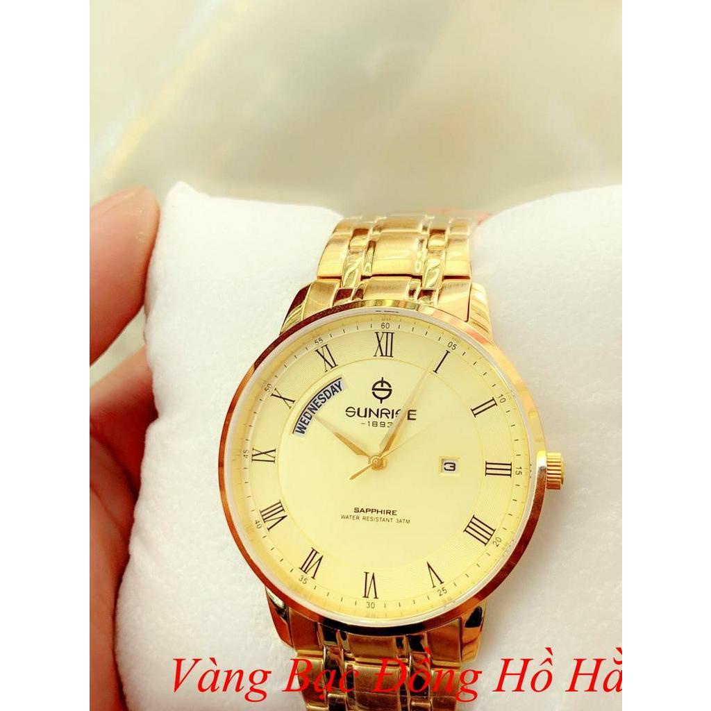 Đồng hồ Nam hàng nhật bản SR5656 .sang trọngTinh Tế kính saphire chống xước chống nước.tặng pin dự phòng