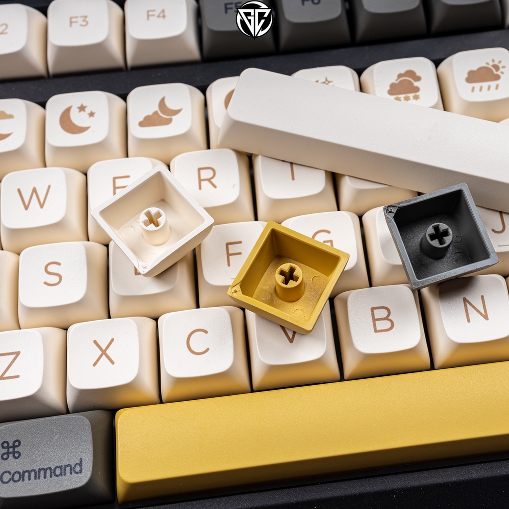 Keycap Shimer V3 Layout MAC/WIN 139 nút bàn phím cơ Thick PBT XDA 9.5MM