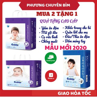 Bỉm Goldgi 💝FREESHIP💝 Goldgi Nội Địa Nhật Dán/Quần Đủ Size NB92/S84/M66/M60/L56/L48/XL44/XXL32