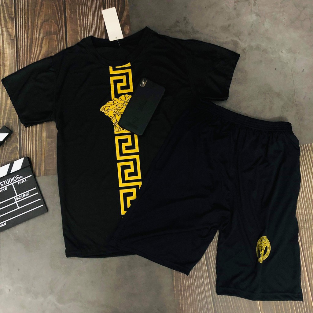 Freeship 99k-Đồ bộ nam hè in nhũ