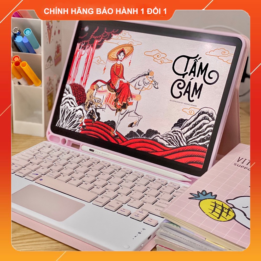Bao Da Kèm Bàn Phím có TouchBar dành cho iPad Air4 iPad Pro 2018-2020-M1 iPad gen 5-6-7-8-9
