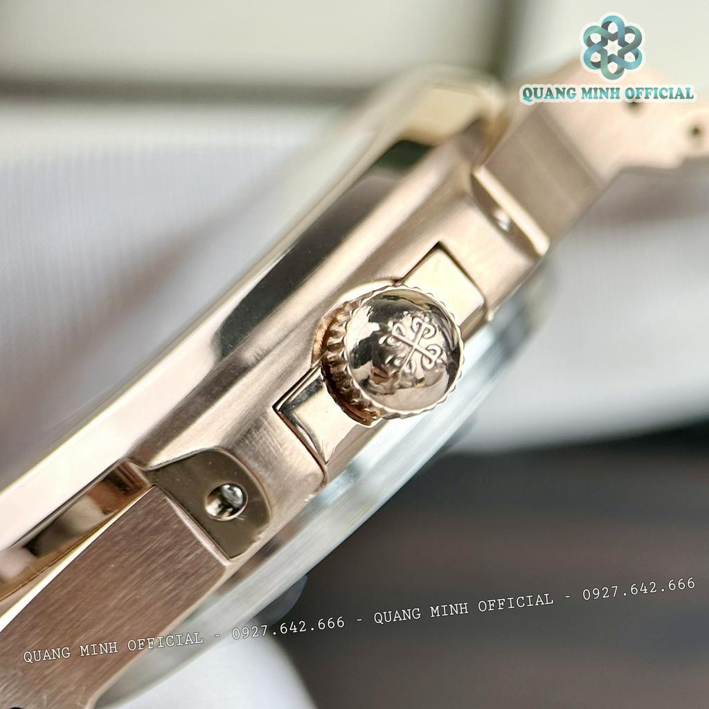 Đồng hồ cơ nam Patek Philippe Nautilus máy nhật, mẫu huyền thoại cơ tự động automatic size 40mm