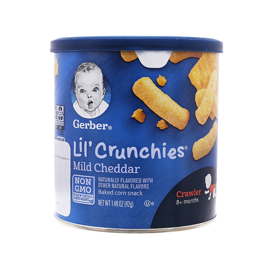 Bánh Ăn Dặm Gerber Lil' Crunchies hình que (42g)