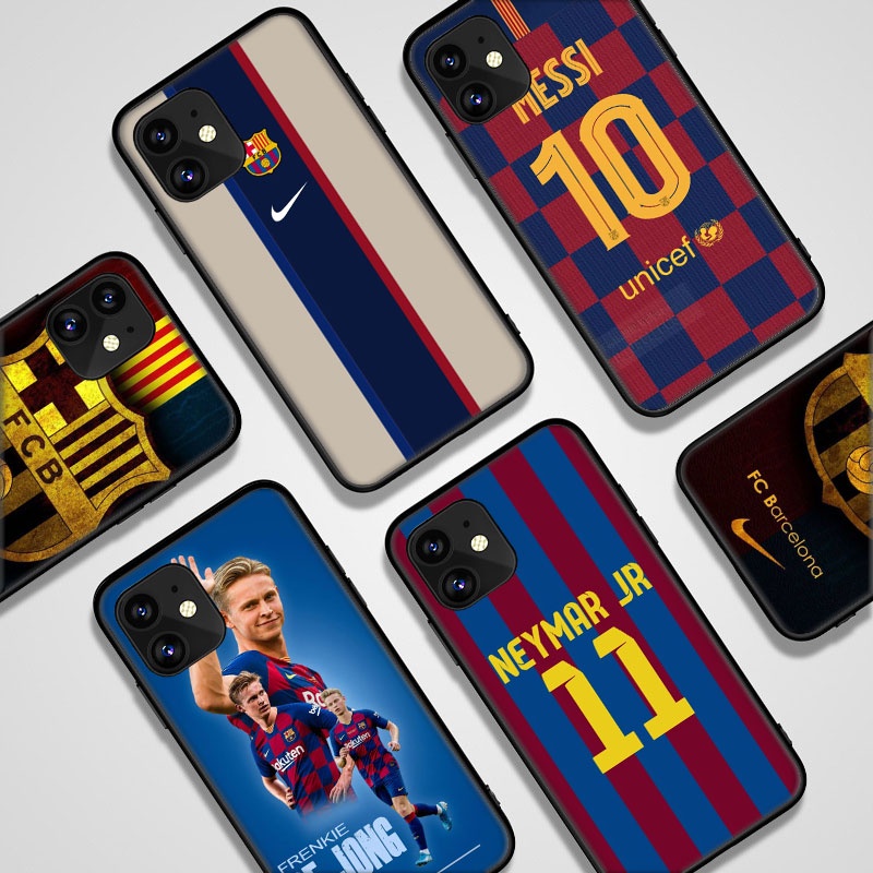 Ốp Điện Thoại Hình FC Barcelona Cho iPhone 11 XR XS 5 5S 6 6S 7 / 8 / SE 2020 Plus D2