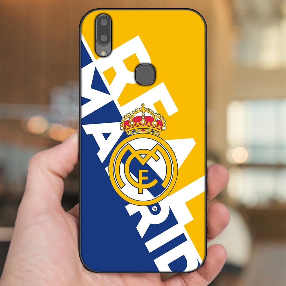Ốp lưng Vivo V9, Y85, V11i viền đen in hình Real Madrid
