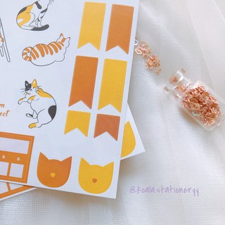 Bullet Journal Sticker - Mèo vàng