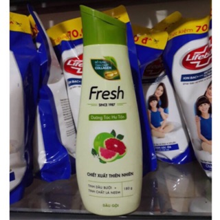 Dầu Gội Fresh Tinh Dầu Bưởi + Tinh Chất Lá Neem - Bổ Sung Tinh Chất Collagen 180g