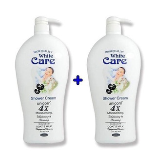 Combo 2 chai sữa tắm dê white care trắng mịn cao cấp chai khổng lồ.