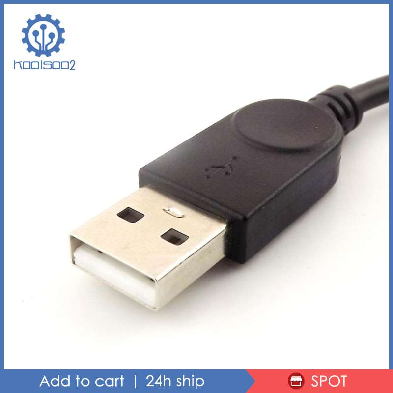 Dây Cáp Nối Dài Chữ Y Chuyển Đổi USB Female Sang Dual USB Male Koolsoo2