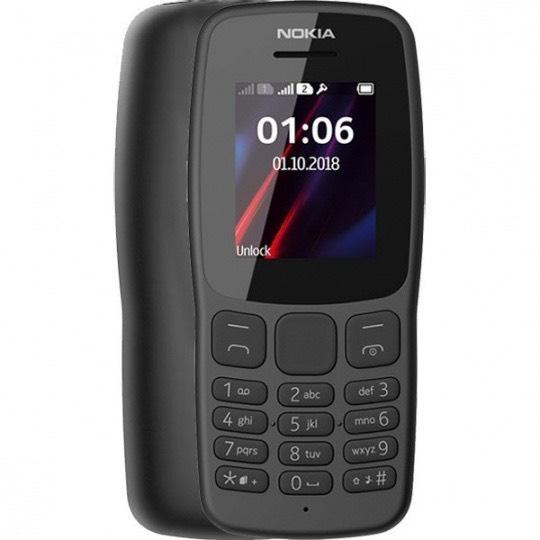 Điện thoại NOKIA 106 - Thiết kế nhỏ gọn - Hai sim hai sóng - Máy đã bao gồm pin và sạc