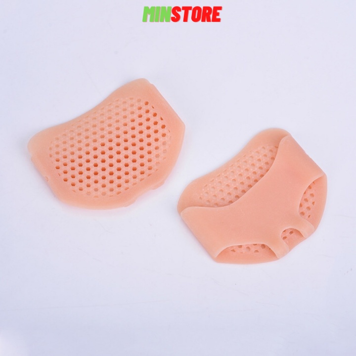 Lót giày silicon đệm êm bàn chân trước, Set 2 Lót giày Silicon xỏ ngón chống mỏi, đau chân - M40