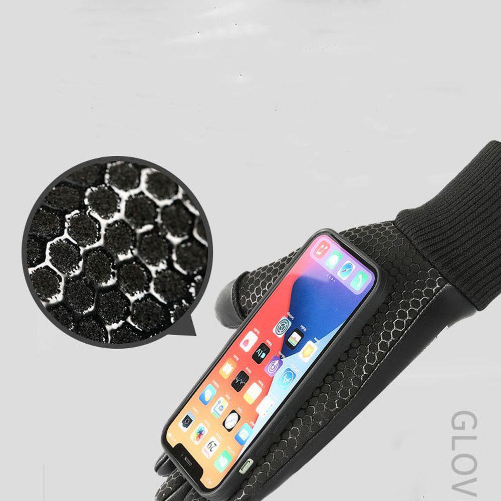 Găng Tay Da Pu Giữ Ấm Khi Lái Xe / Chơi Thể Thao Cho Nam