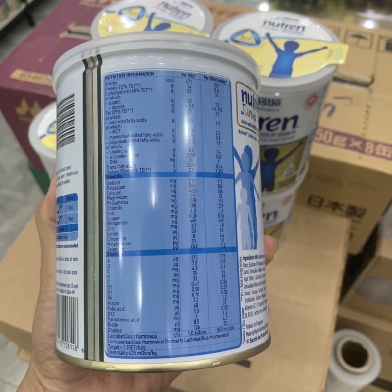 Sữa bột Nutren Junior 400-850gr cho bé biếng ăn, suy dinh dưỡng
