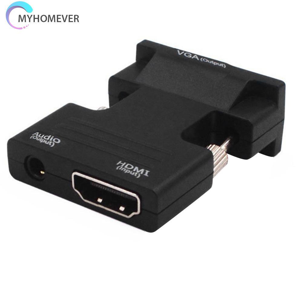 Bộ Chuyển Đổi Âm Thanh Video Kỹ Thuật Số Hd 1080p Hdmi Sang Vga Cho Pc