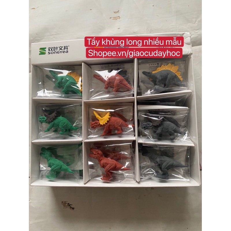 Quà tặng bé trai - Tẩy gôm hình khủng long