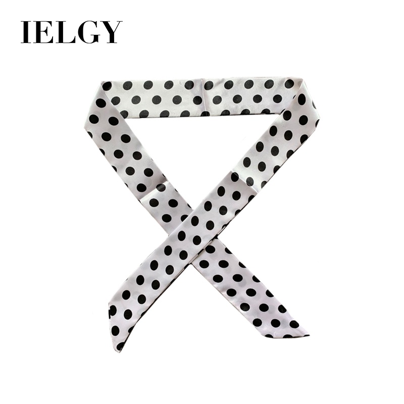 IELGY Khăn Lụa Họa Tiết Chấm Bi Dùng Để Trang Trí Túi Xách