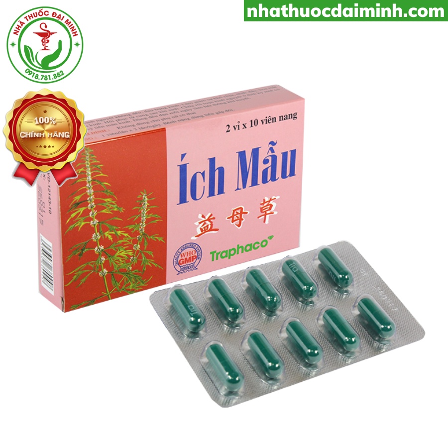 Ích Mẫu Traphaco Hộp 20 Viên