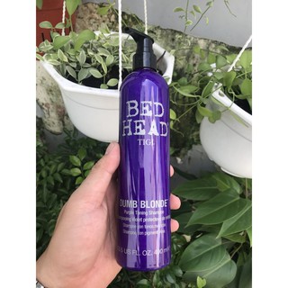 [GIÁ ƯU ĐÃI] Dầu gội tím cho tóc bạch kim Tigi Bed Head Dumb Blonde Purple Toning Shampoo 400ml [MUA NGAY]