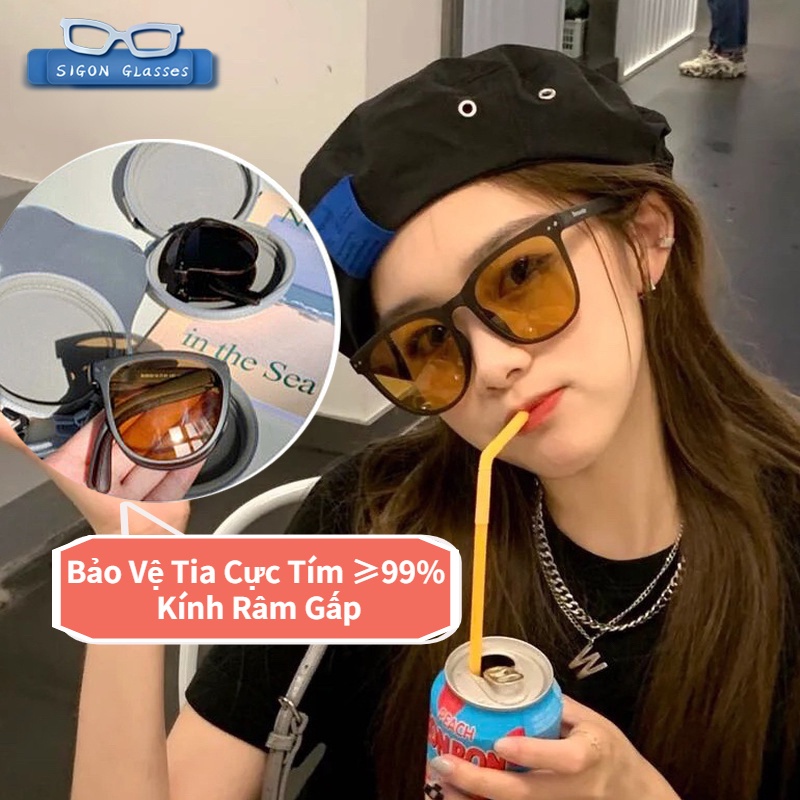 Bộ 3 Cặp Kính Chống Nắng Uv400 Bảo Vệ Gương Mặt Gấp Gọn Dễ Sử Dụng Dành Cho Nam Nữ
