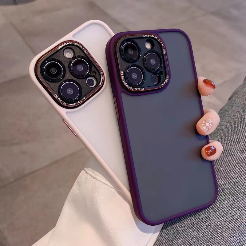 Ốp Điện Thoại iPhone 14 plus 13 12 Promax case ốp lưng điện thoại case ip 14 pro max Silicon Cứng Chống Sốc Bề Mặt Nhám Bảo Vệ camera Cho