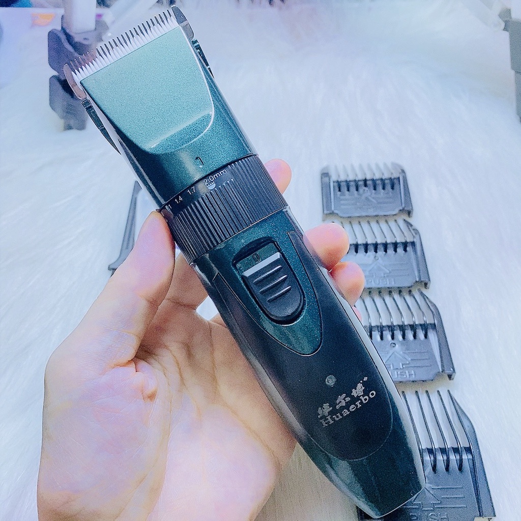 Tông Đơ Cắt Tóc Gia Đình F30 Cao Cấp  Huaerbo 2 Pin