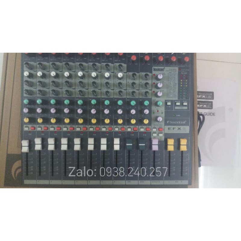 Bàn mixer soundcraft efx8 hàng chuẩn cao cấp loại 1 - mixer efx8 - efx8 - bàn mixer karaoke