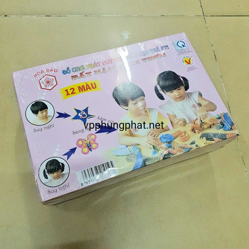 Lốc 5 Hộp Đất Sét Hada 12 Màu