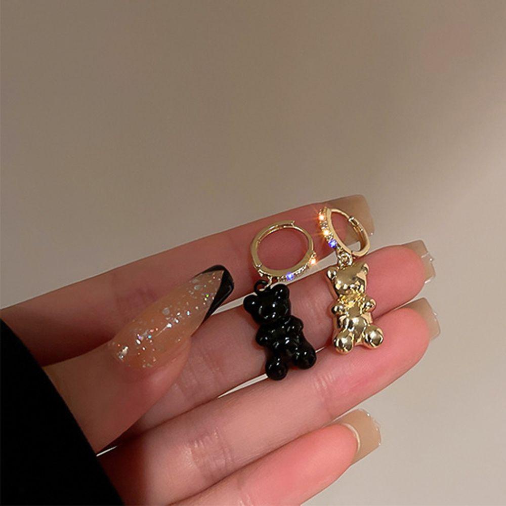 Bông Tai Dáng Dài Bằng Hợp Kim Họa Tiết Hoạt Hình Dễ Thương Thời Trang Dự Tiệc