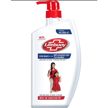 Sữa tắm Lifebuoy bảo vệ vượt trội 10 850g (phiên bản đặc biệt) (Việt Nam)