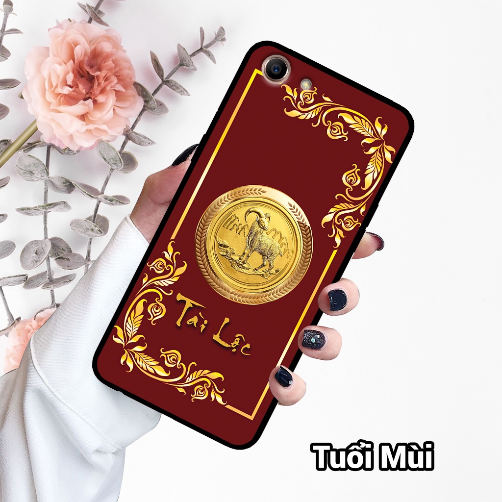 Ốp điện thoại OPPO F1S/ A71/ A83 in hình 12 con giáp,phong thủy,bền đẹp – lưng kính tráng gương viền dẻo