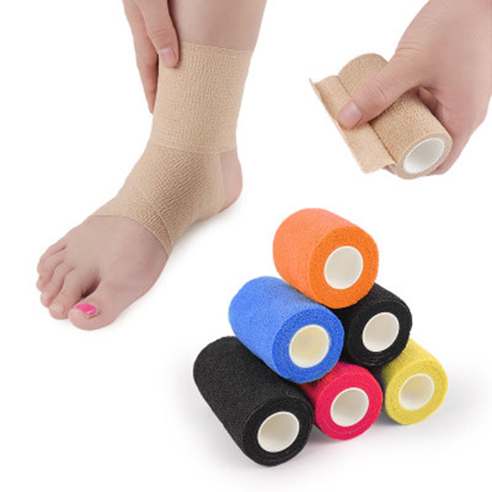 Băng keo dán cơ thể thao cao su non tự dính loại 3cm và 5cm