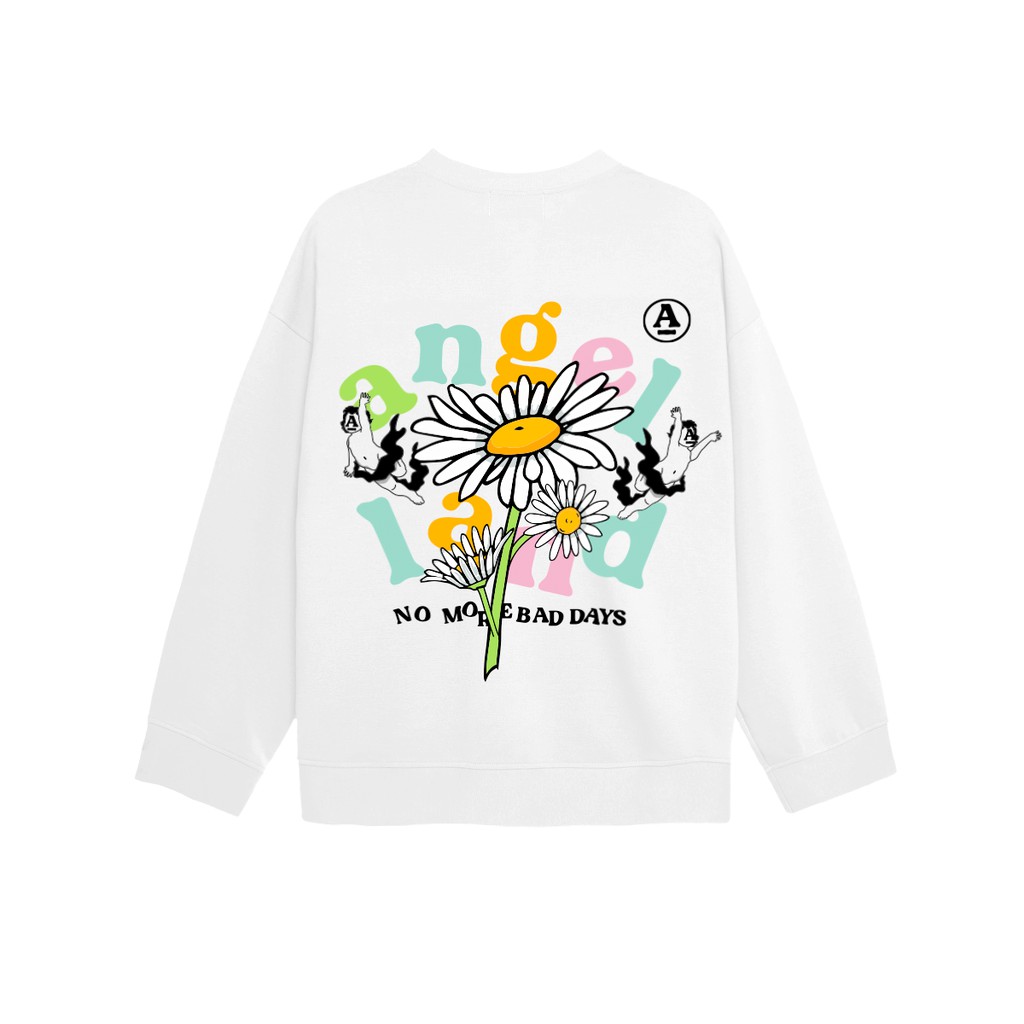 Áo cardigan No more bad day-white