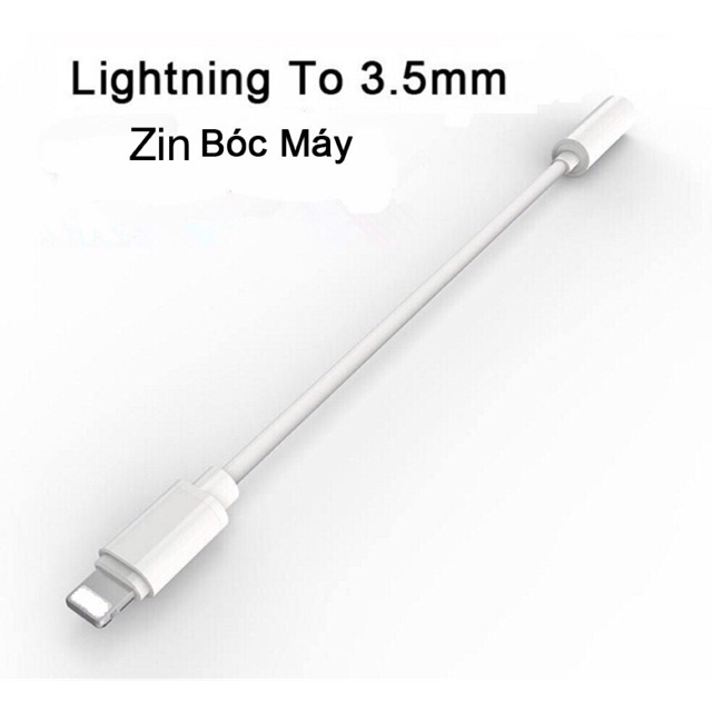 Jack chuyển tai nghe Zin bóc máy Lightning sang 3,5mm