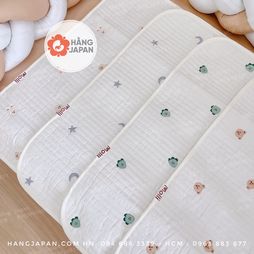 Lót chống thấm Molli/monona họa tiết (50*70)cm