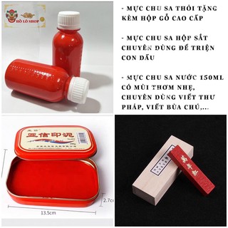 Mực Chu Sa cao cấp (9 mẫu)