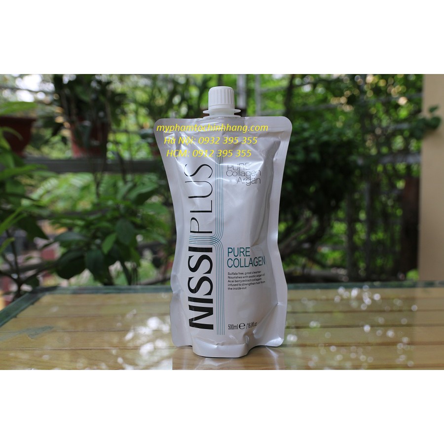 MẶT NẠ HẤP SIÊU PHỤC HỒI COLLAGEN NISSI PLUS 500ML