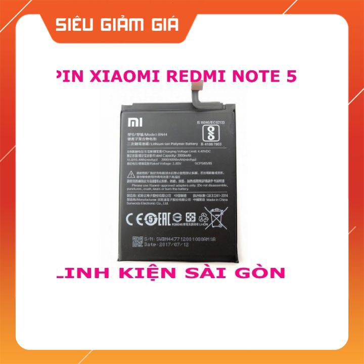 PIN XIAOMI REDMI NOTE 5