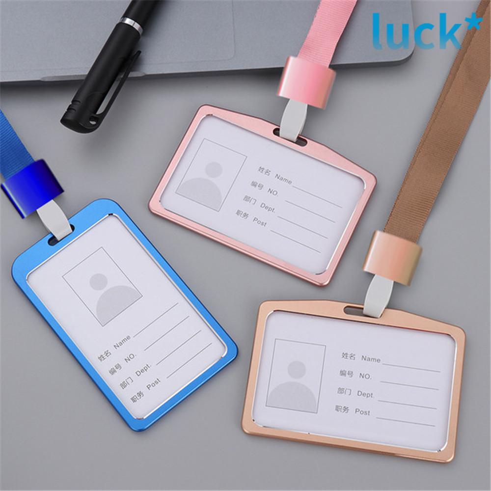 Phụ Kiện Đựng Thẻ Nhân Viên/Thẻ Tên Bằng Kim Loại Nhiều Màu