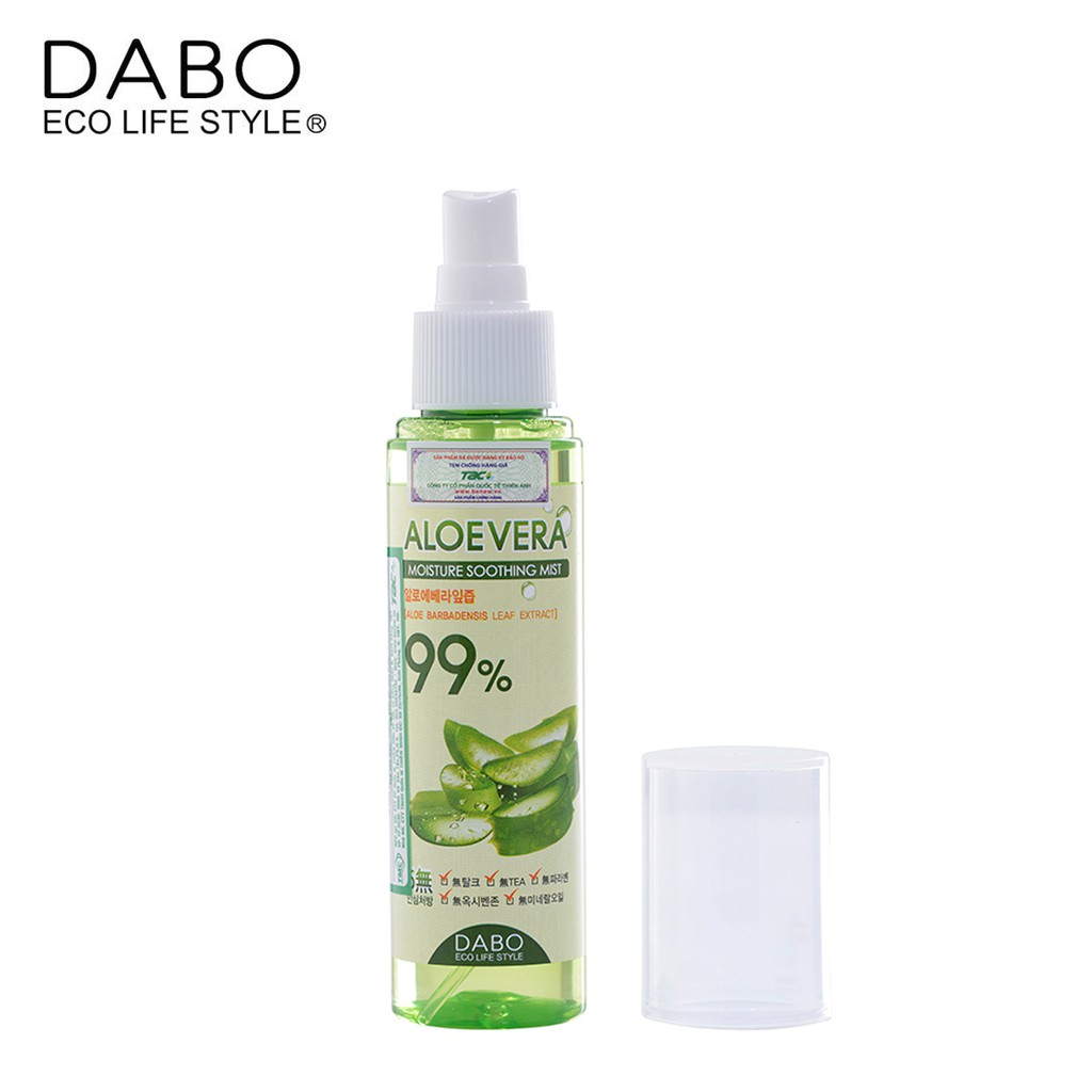 XỊT KHOÁNG DƯỠNG DA NHA ĐAM ALOE VERA MOISTURE SOOTHING MIST DABO