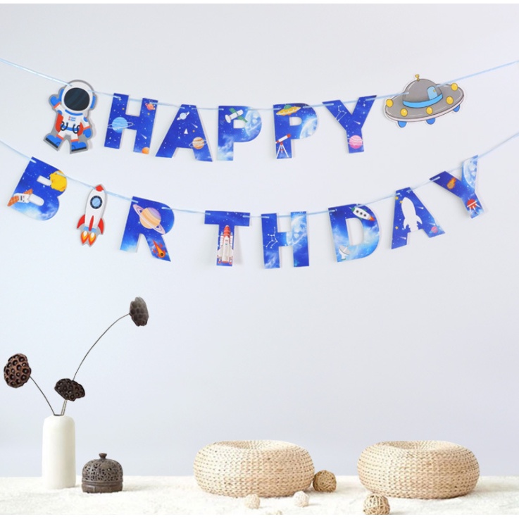Dây Treo Chữ Sinh Nhật Happy Birthday - Phụ Kiện Trang Trí Tiệc Sinh Nhật Mẫu Mới Nhất 2022 - Nhiều Mẫu