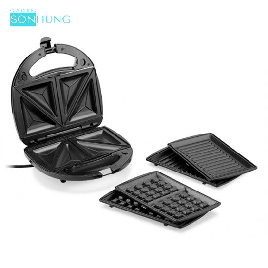 KẸP BÁNH SANDWICH 3 IN 1 TIROSS TS513 CÔNG SUẤT 750W