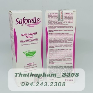 Dung dịch vệ sinh saforelle 100ml
