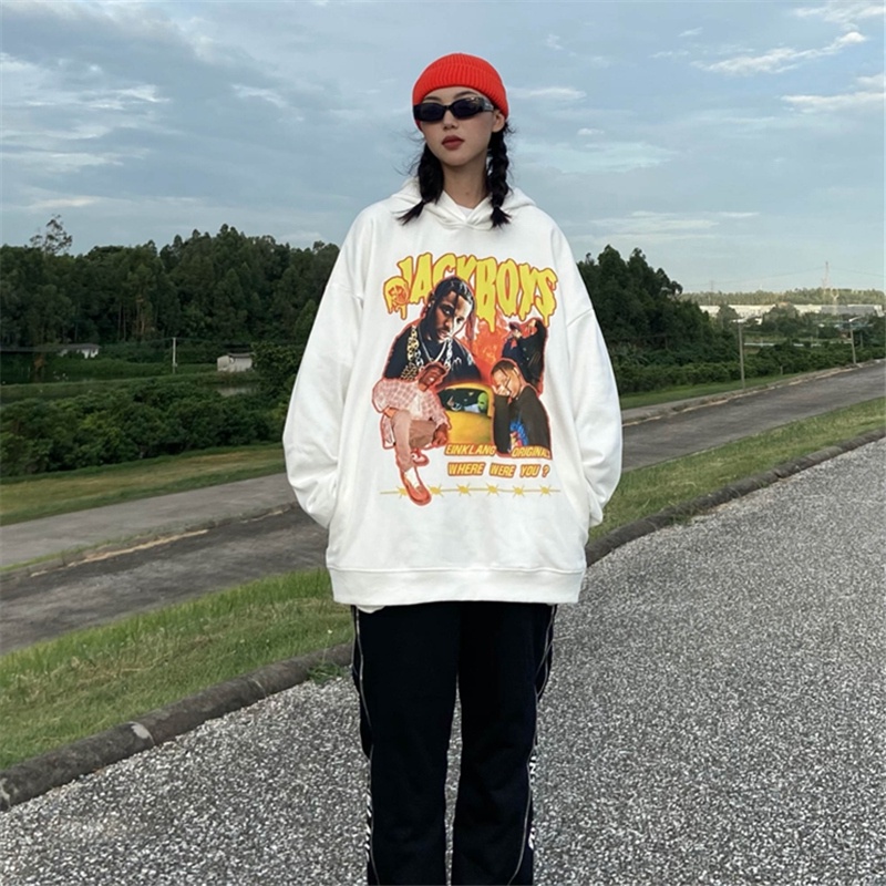 NRVP Áo Hoodie Dáng Rộng Thời Trang Hàn Quốc 2022 Dành Cho Nữ