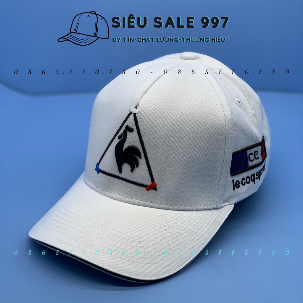 MŨ LƯỠI TRAI THÊU GÀ PHÁP KAKI 3 MÀU VẢI DÀY HÀNG FULL TEM MÁC CAO CẤP XỊN