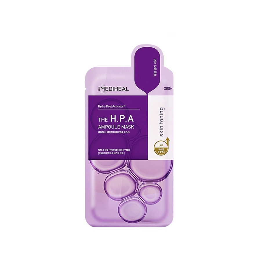 Mặt Nạ Tẩy Tế Bào Chết Sáng Mịn Da MEDIHEAL THE H.P.A Glowing Ampoule Mask 25ml