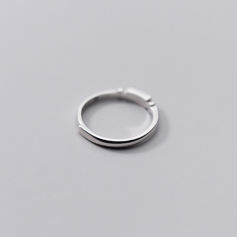 [Ảnh thật] Nhẫn Nữ Bạc 925 Cao Cấp ERASHOP 078048 - Chữ Love Đính Đá Đơn Giản, Tinh Tế, Freesize Siêu Rẻ Đẹp