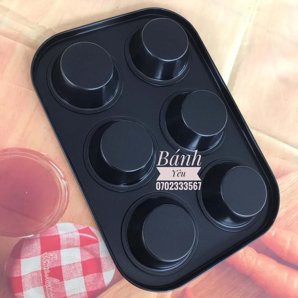 Khuôn Cupcake Nhôm chống dính