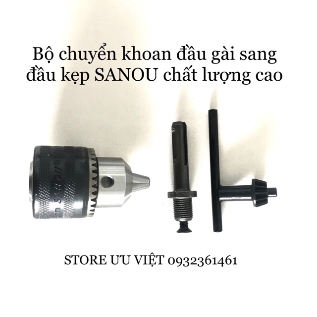 Bộ chuyển đầu măng ranh Sanou 13mm cho máy khoan bê tông